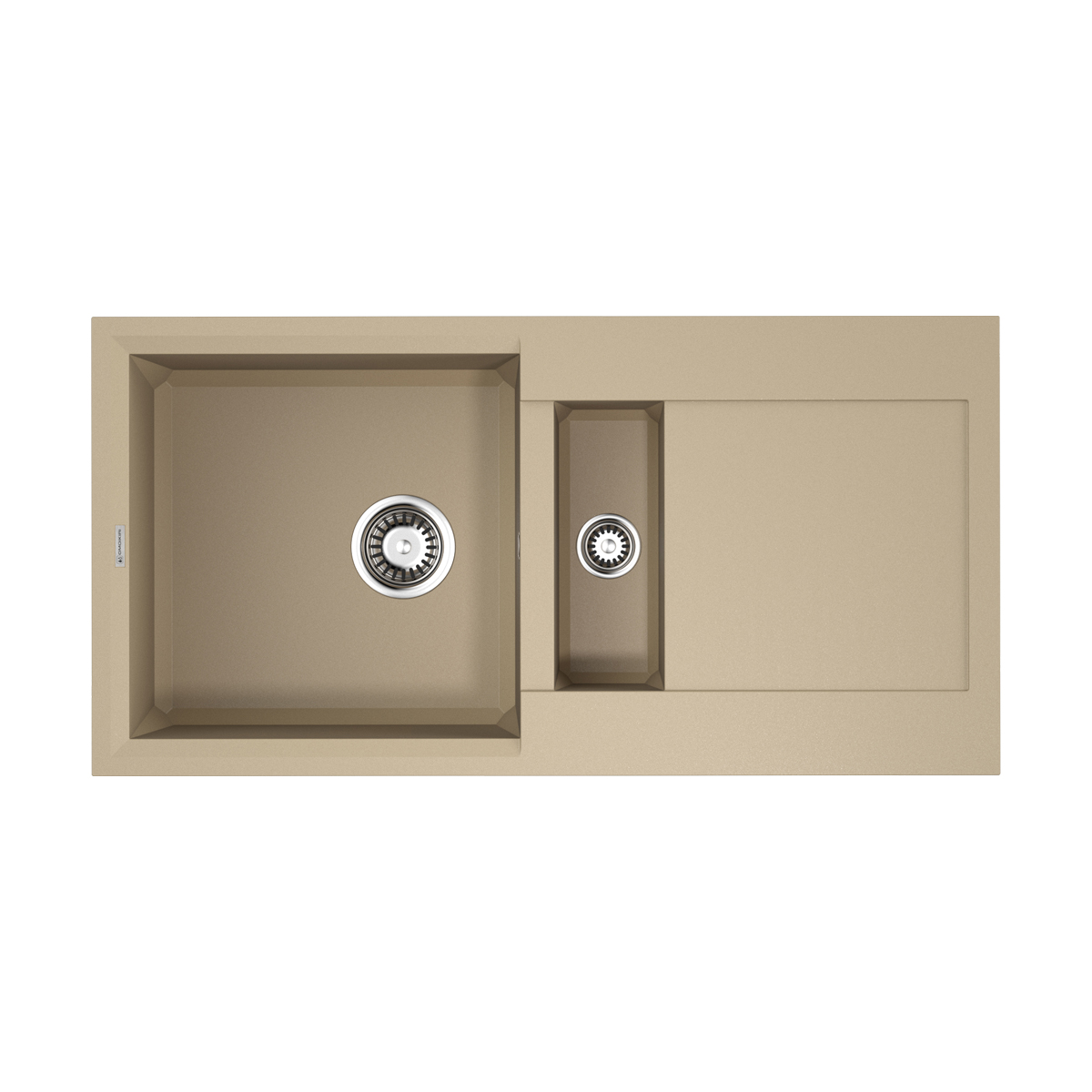 Кухонные мойки Кухонная мойка 860x465x210 Sakaime 86-2-CH Tetogranit/шампань 