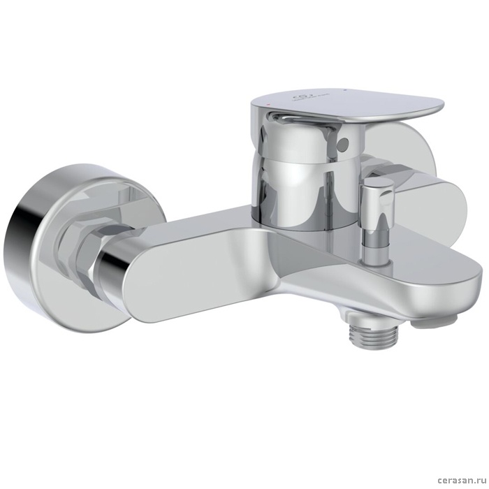 Настенный смеситель для ванны/душа, цвет хром