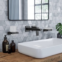 Аксессуары для ванной Стакан, черный матовый 