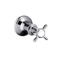 Смесители Запорный вентиль, скрытый монтаж, цвет хром 