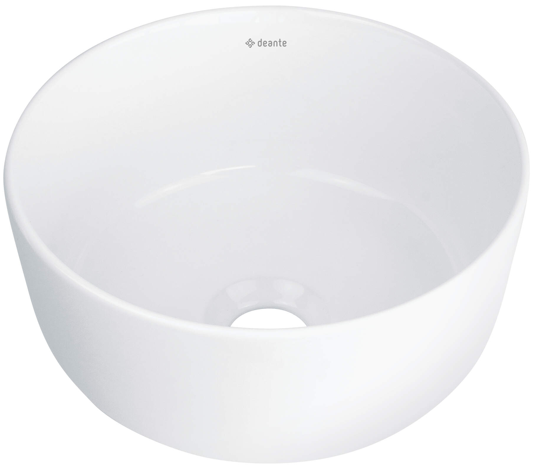 Раковины Раковина керамическая накладная D28см (белый) 