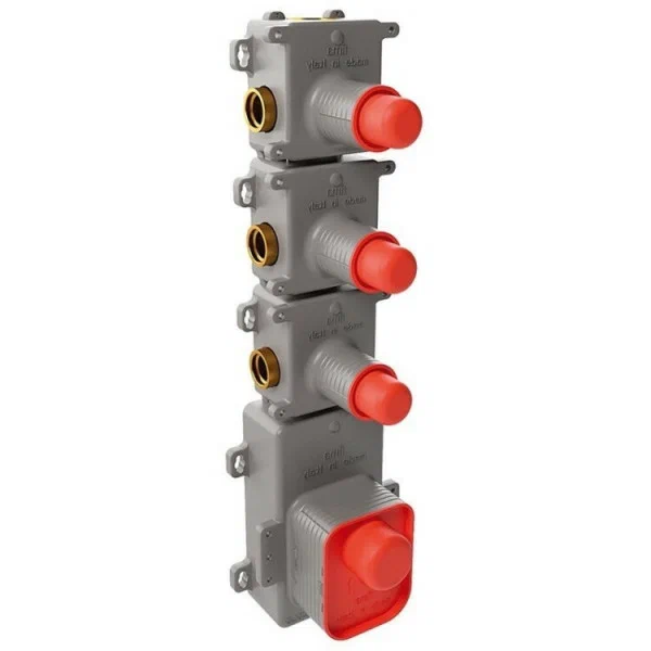 Смесители Внутренняя часть встраиваемого термостатического смесителя для душа, 3 источника 