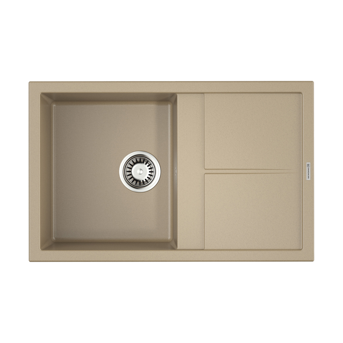 Кухонные мойки Кухонная мойка 790x500x200 Sumi 79-CH Tetogranit/шампань 