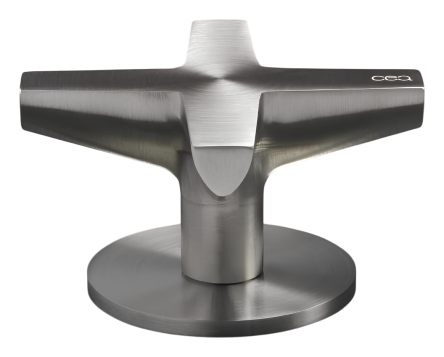 Смесители Смеситель для раковины Cross, прогрессивный, настольный, цвет нержавеющая сталь 