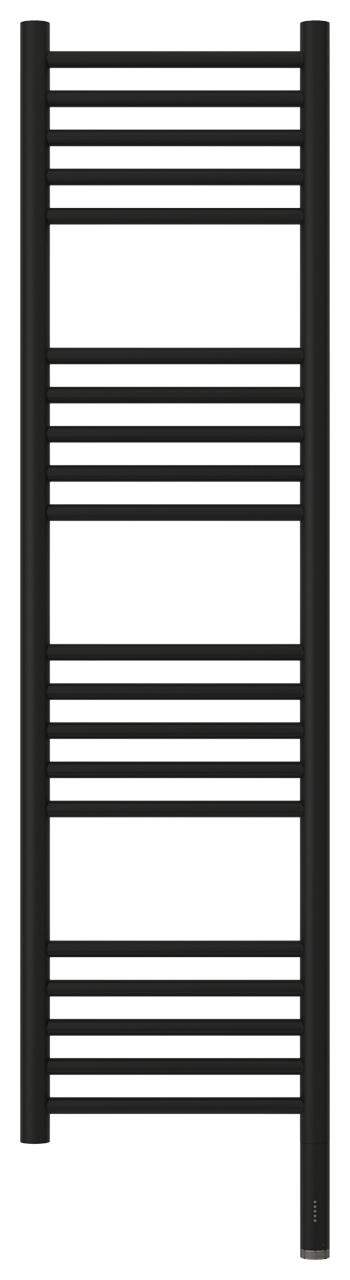 Полотенцесушители Полотенцесушитель электрический прямая 1200х300 / МЭМ правый (Матовый чёрный) 