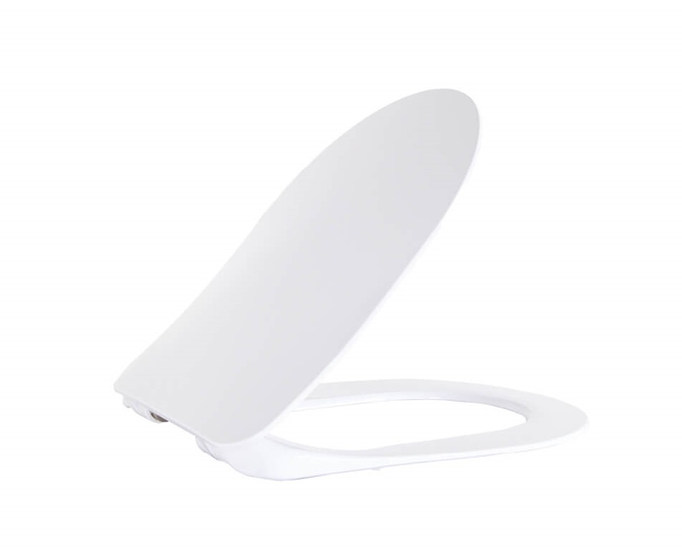 Сиденье с крышкой для унитаза, белый глянцевый