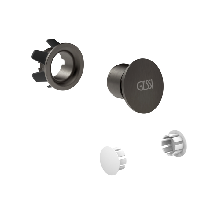 Комплектующие Комплект заглушек для перелива и боковых отверстий, цвет Black Metal Brushed PVD 