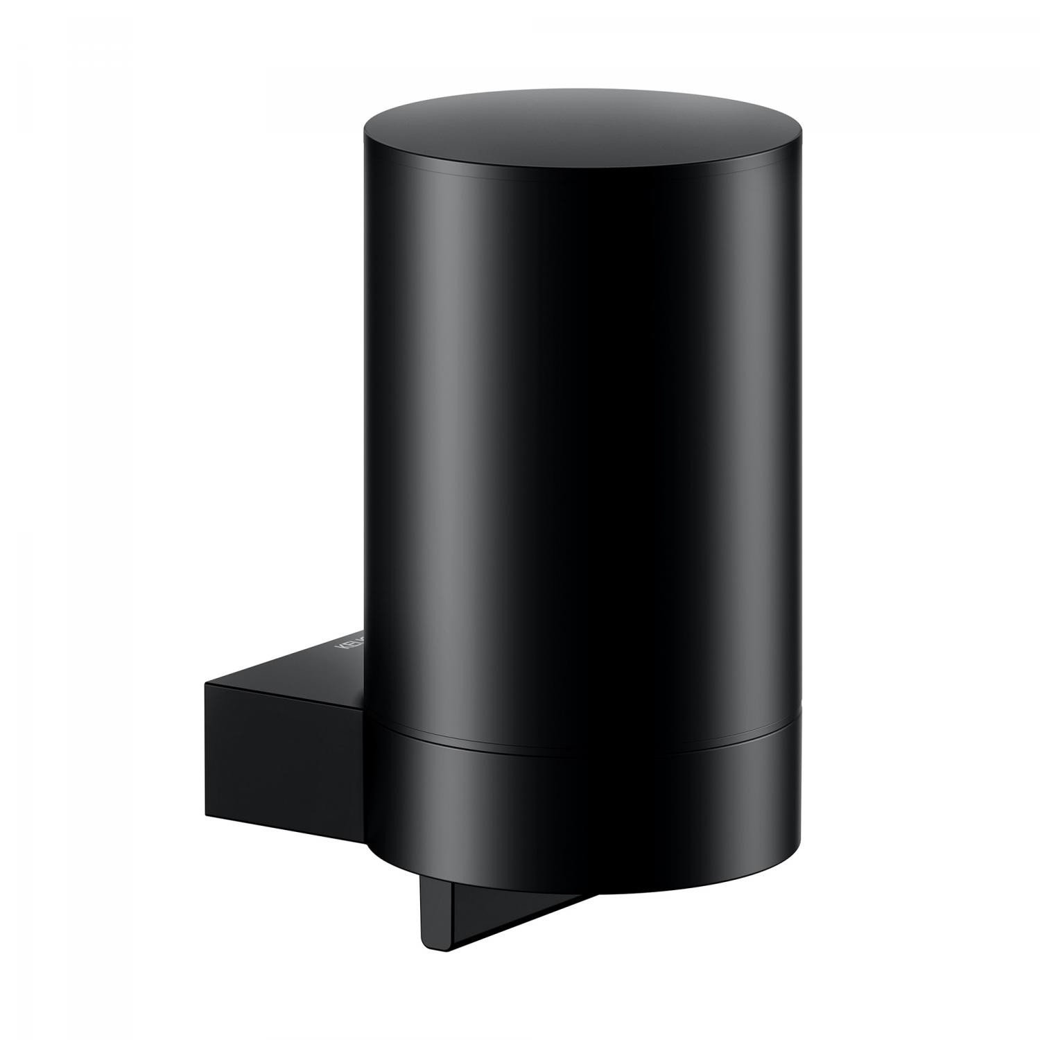 Аксессуары для ванной Дозатор для жидкого мыла подвесной (чёрный матовый) 