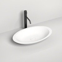 Раковины Раковина накладная 575х350, матовая, материал S-Stone 