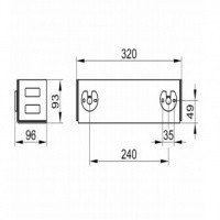 Аксессуары для ванной Полочка для душа 