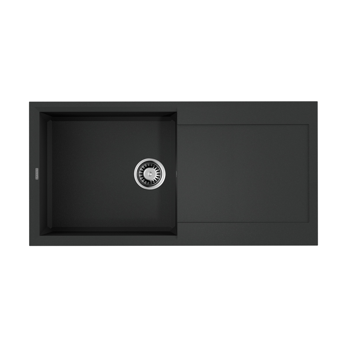 Кухонные мойки Кухонная мойка 1000x500x200 Sakaime 100-BL Tetogranit/черный 