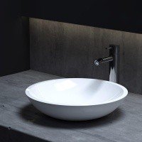 Раковины Раковина накладная 370х370, глянцевая, материал S-Sense 