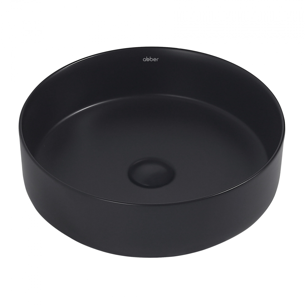 Раковины Раковина накладная 40х40 цвет черный матовый 