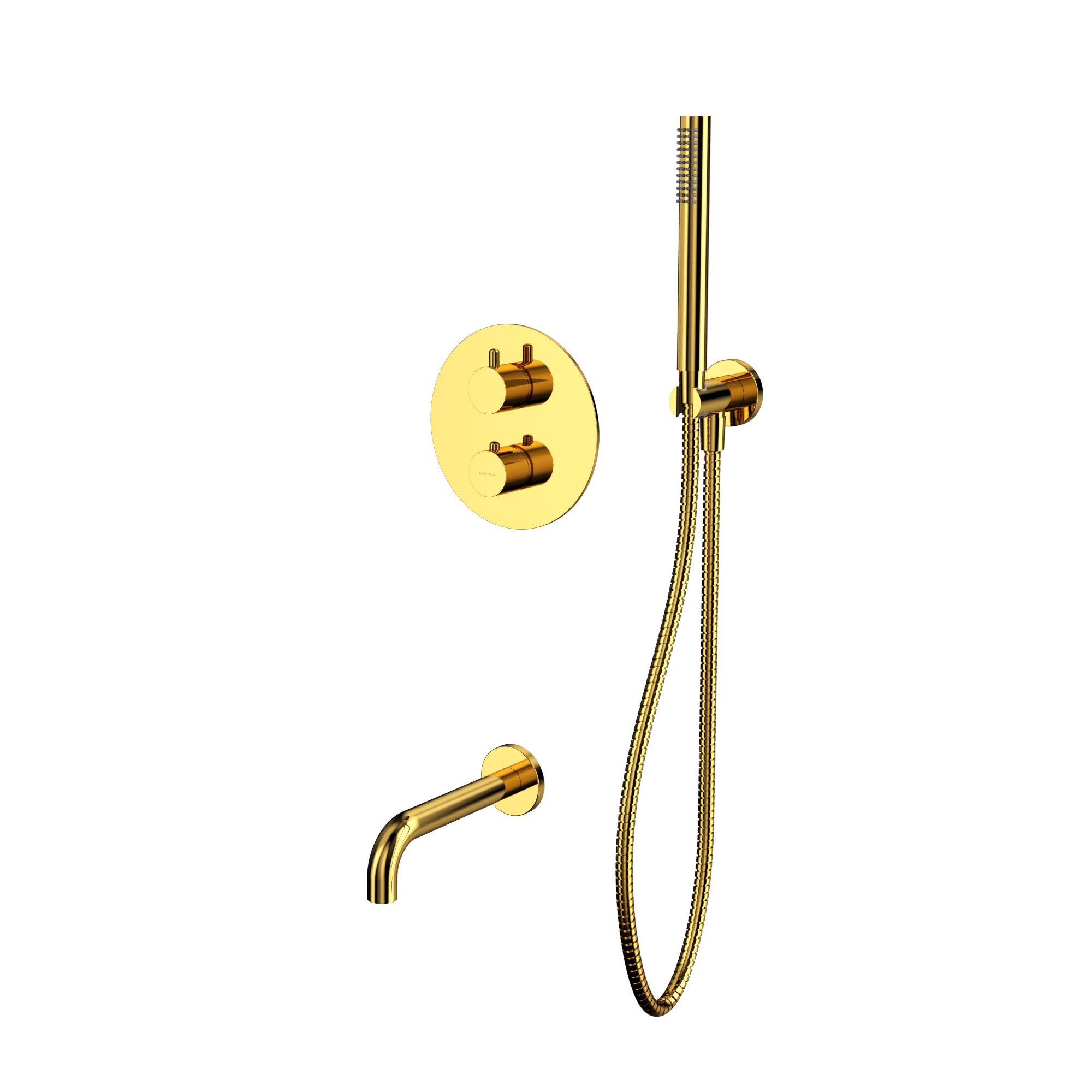 Душевая программа Термостатическая система для ванны скрытого монтажа YSET10GL (золото) 