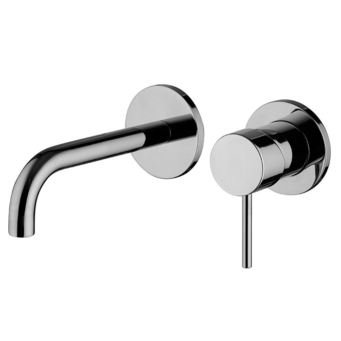 Смесители Смеситель для раковины, встраиваемый, излив  см, цвет хром 