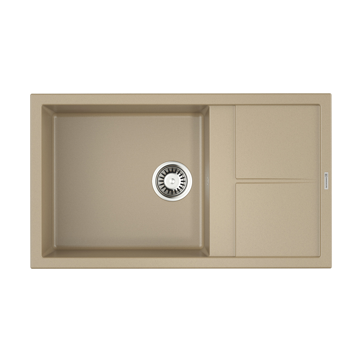 Кухонные мойки Кухонная мойка 860x500x200 Sumi 86-CH Tetogranit/шампань 