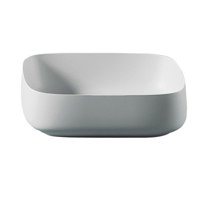 Раковина настольная 56x41 см, цвет белый глянец, покрытие Saniglaze