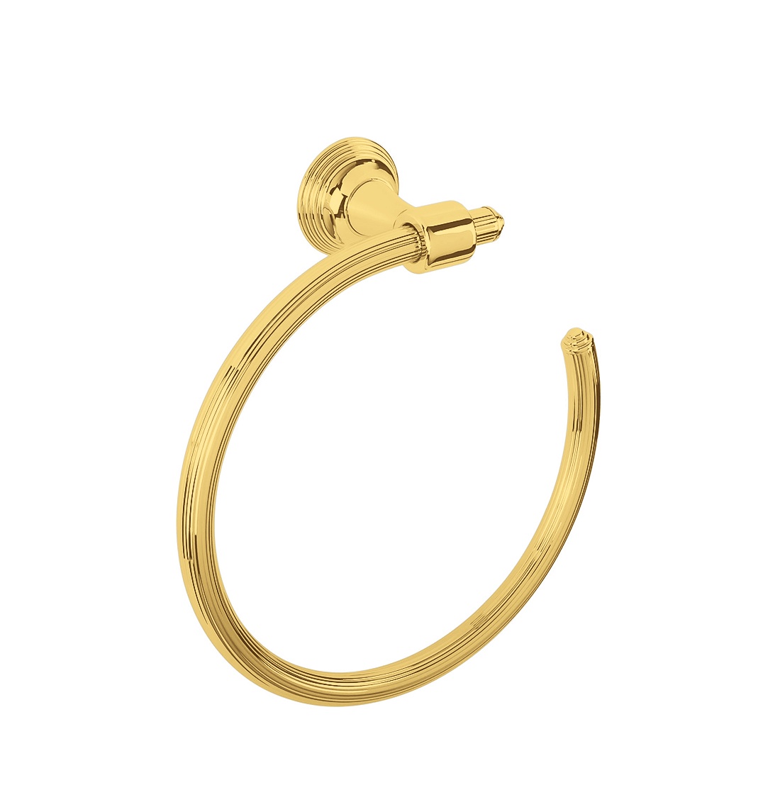 Держатель для полотенца кольцо, золото