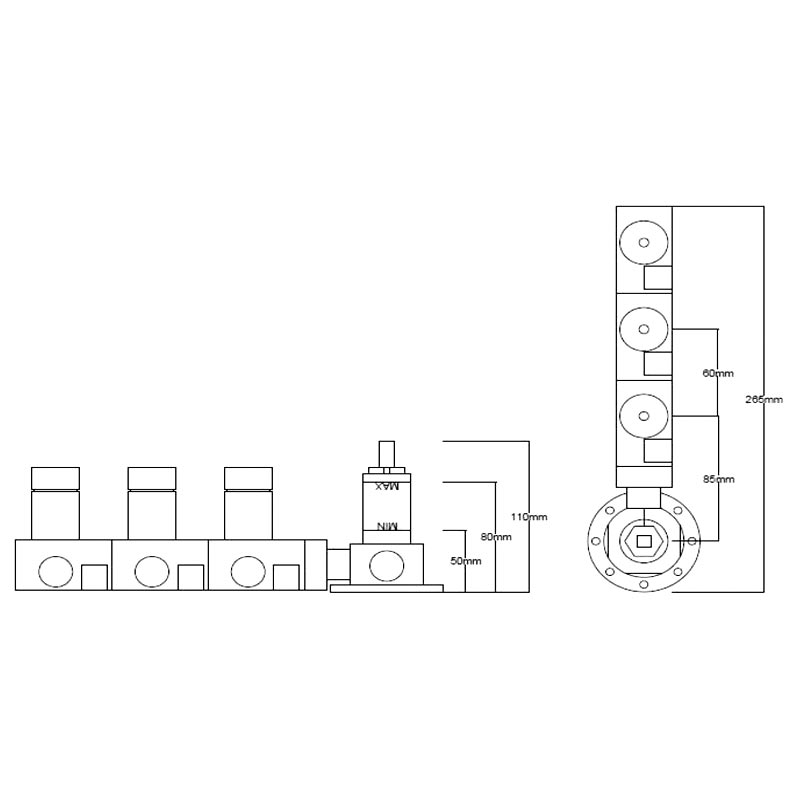 ZC0 Встраиваемая часть на 3 потребителя