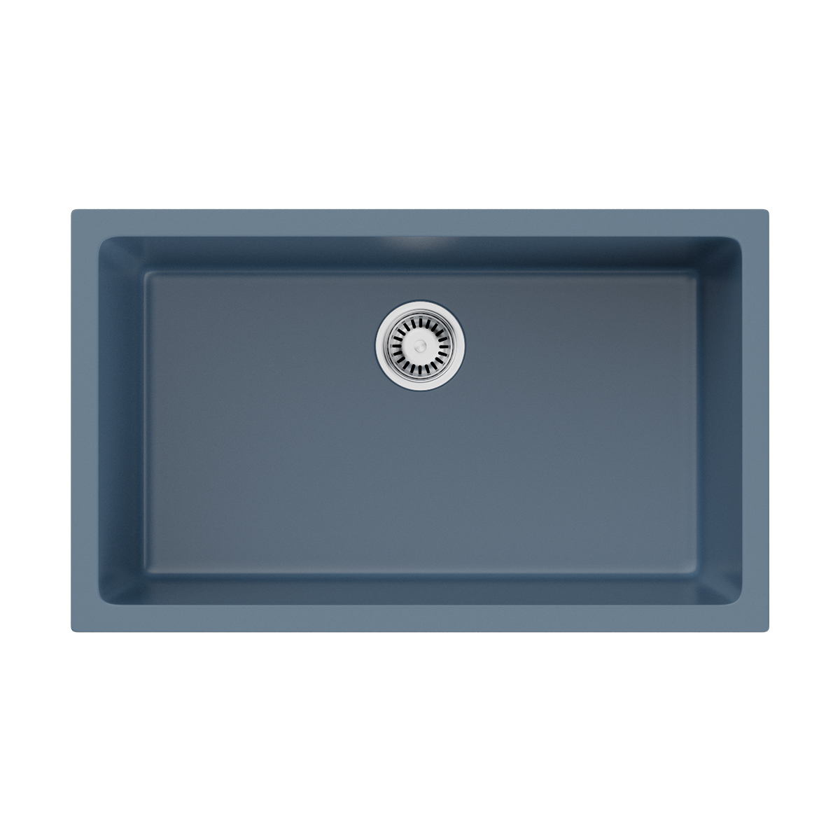 Кухонные мойки Кухонная мойка 760x460x255 Okinoshima 76-U/I-SB Natceramic/smoky blue 