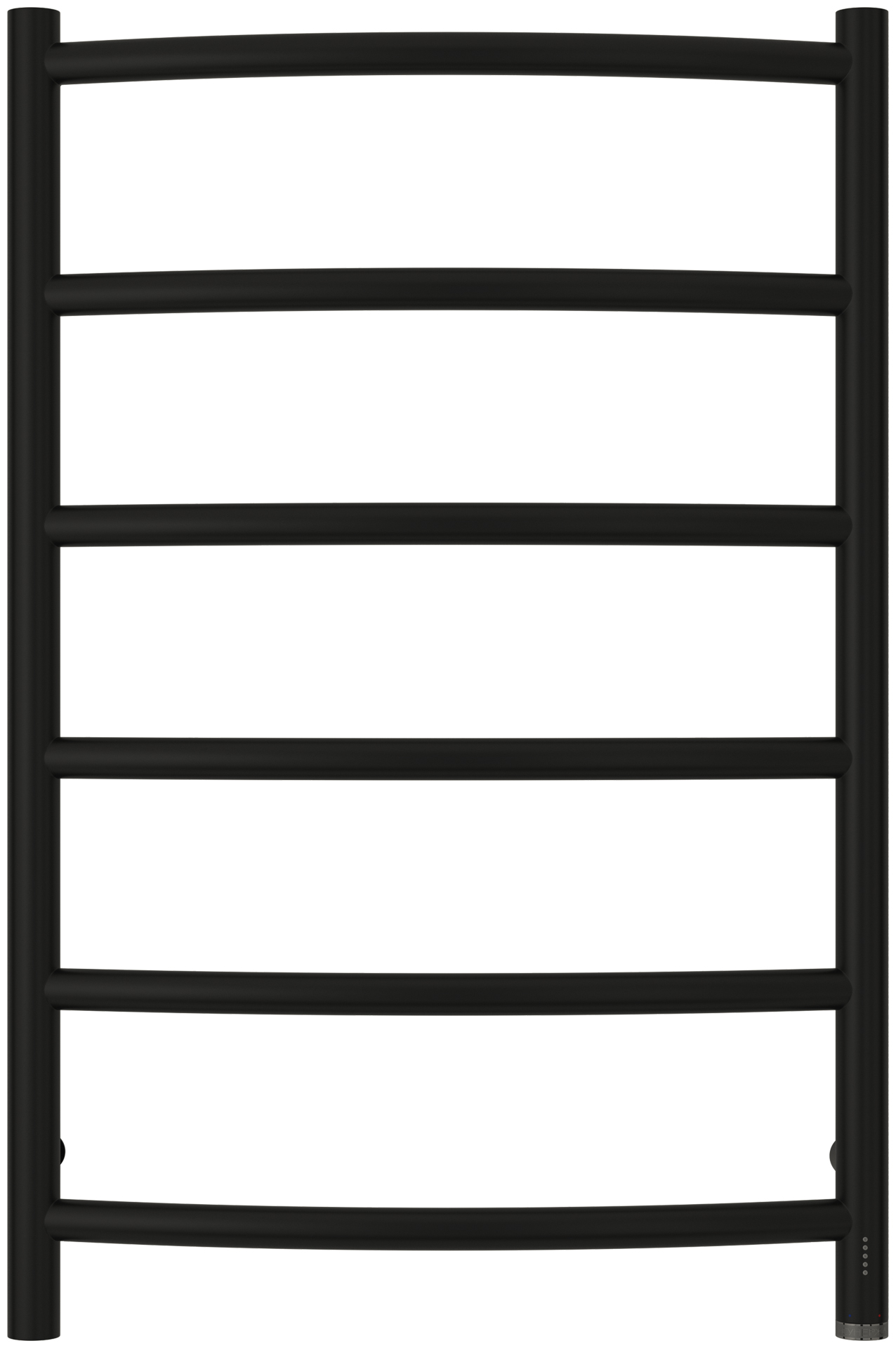 Полотенцесушители Полотенцесушитель электрический 800х500 правый (Матовый чёрный) 