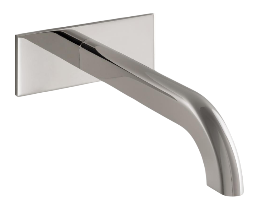 Комплектующие Излив CEA Design Sixty, настенный, длина 251 мм, полированная нержавеющая сталь 