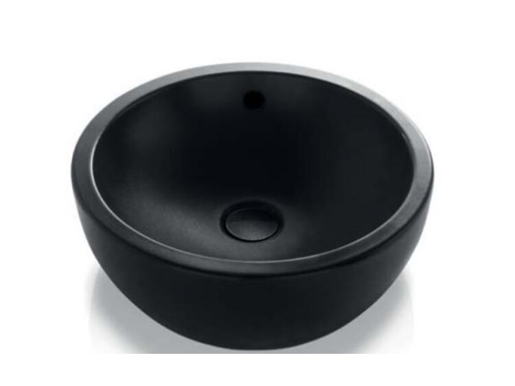 Раковины Раковина 42х42, цвет Черный глянцевый 