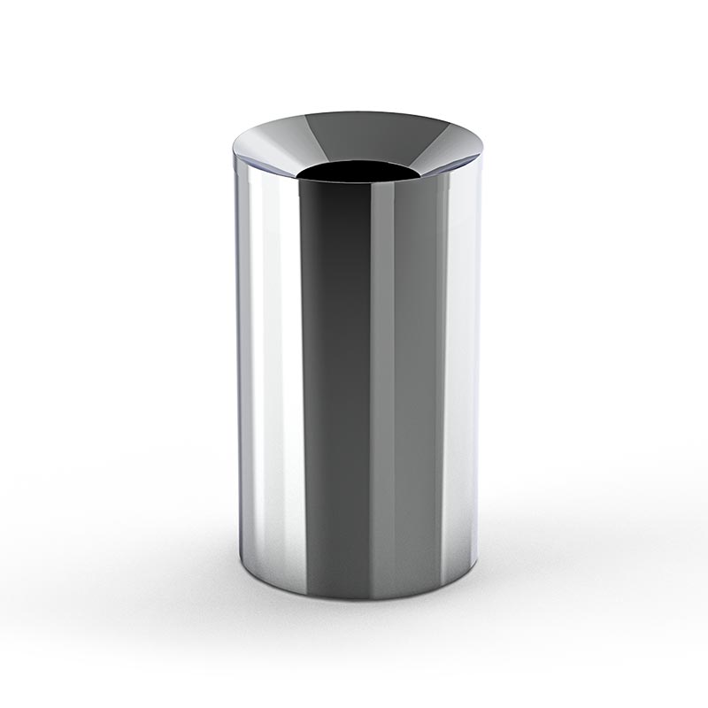 Мусорный бак DW 240 с внутренним ведром кристальный, хром