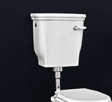 Бачок низкий для унитаза приставного, цвет белый