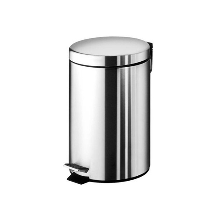 Ведро для мусора 3л, цвет полированная нержавеющая сталь