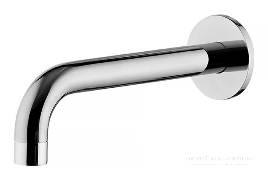 Комплектующие Излив для ванны Maxima , 207мм, цвет хром 