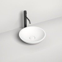 Раковины Раковина накладная 370х370, матовая, материал S-Stone 