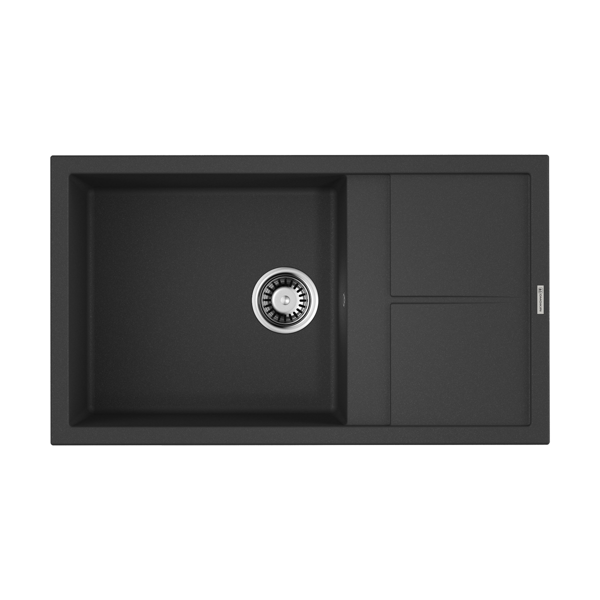 Кухонные мойки Кухонная мойка 860x500x200 Sumi 86-BL Tetogranit/черный 