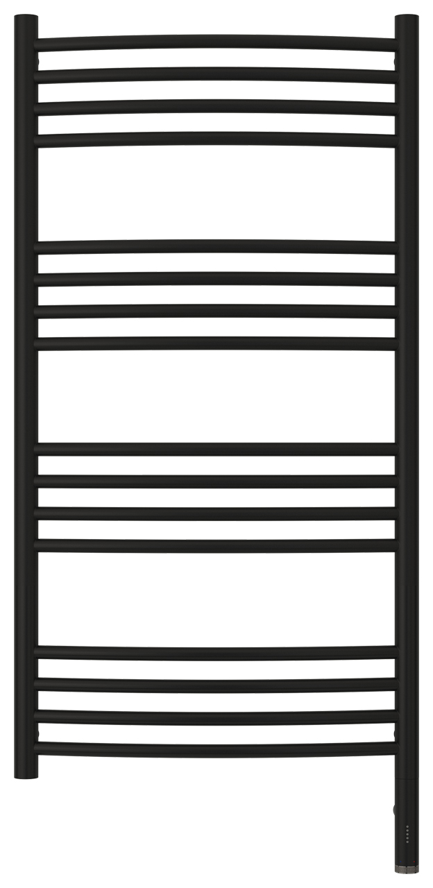 Полотенцесушители Полотенцесушитель электрический 1000х500 / МЭМ правый (Матовый чёрный) 