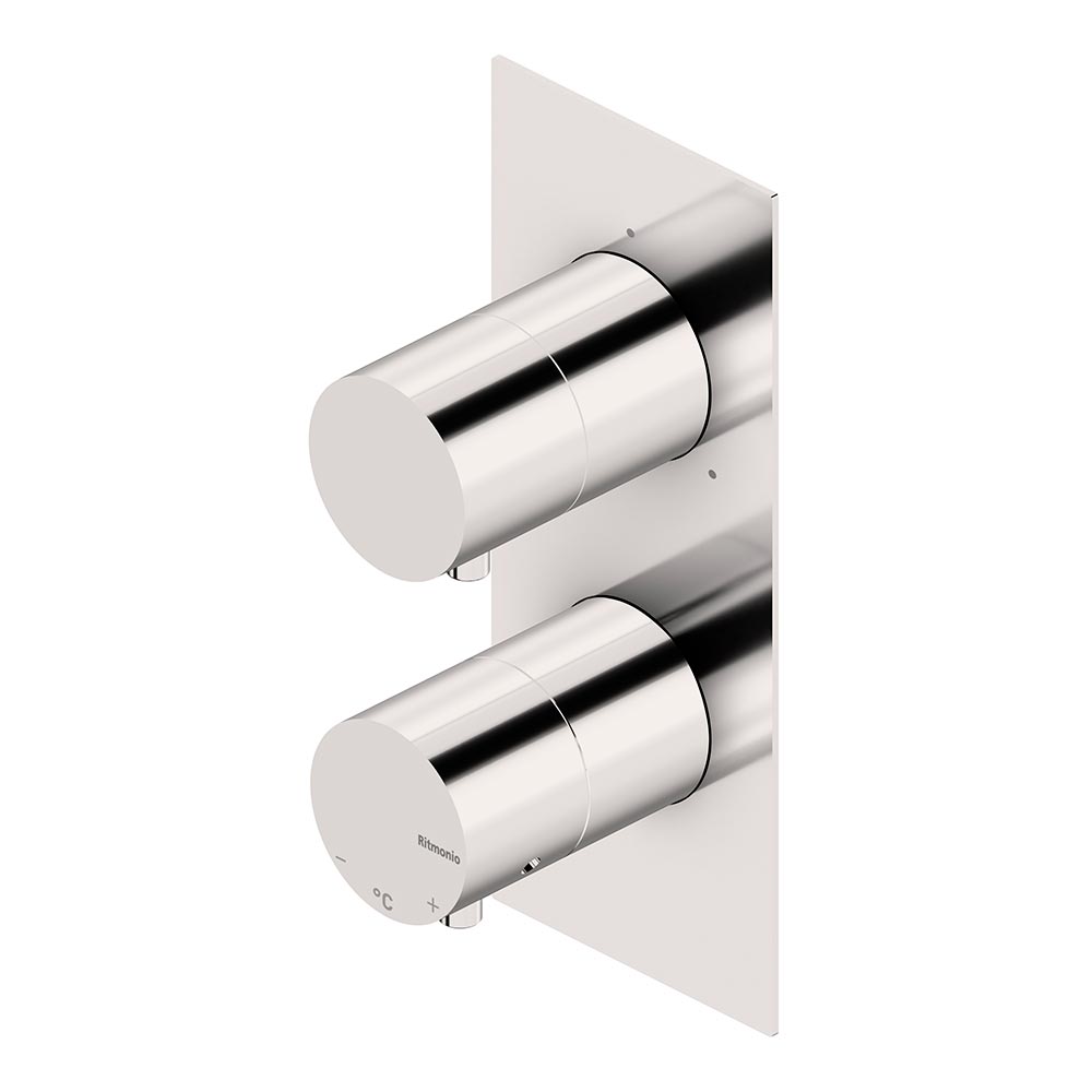 Смесители Внешняя часть термостата на 2-3 потребителя, хром. 