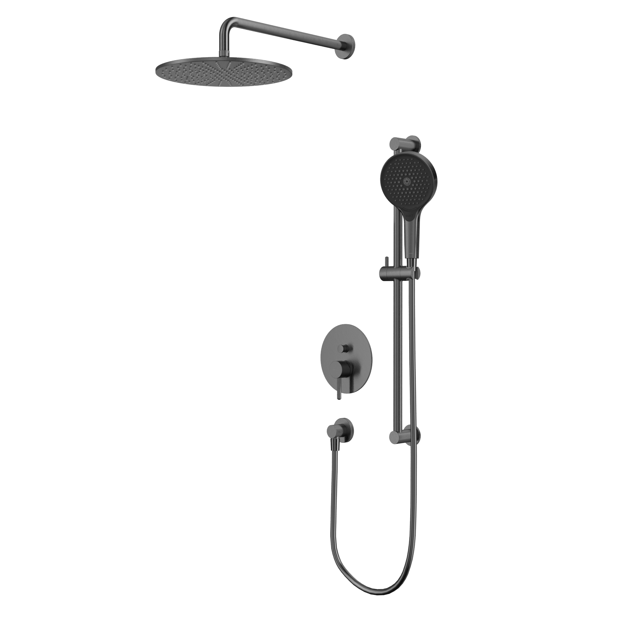 Душевая программа Система для душа скрытого монтажа YSET05TOPGM (оружейная сталь) 