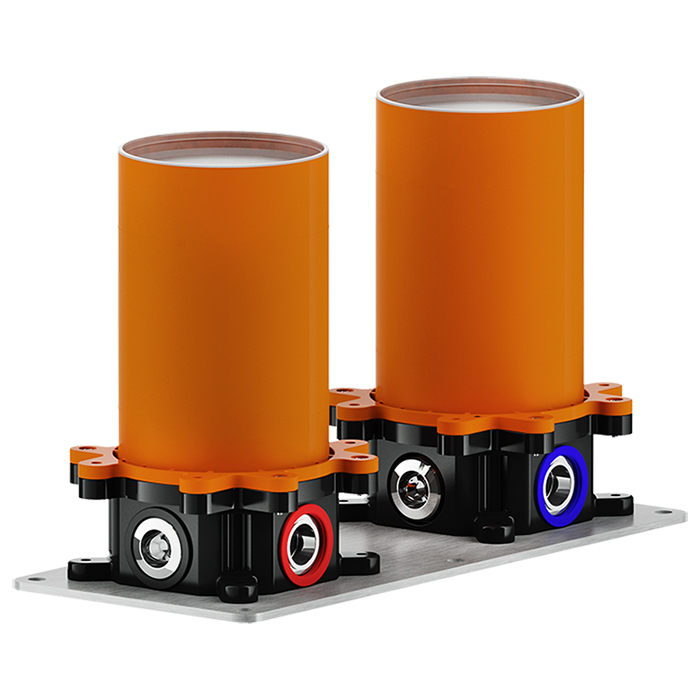 Смесители Встраиваемая часть напольного смесителя для ванны, хром 