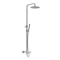 Душевая программа Душевая система - комплект с термостатом, хром 