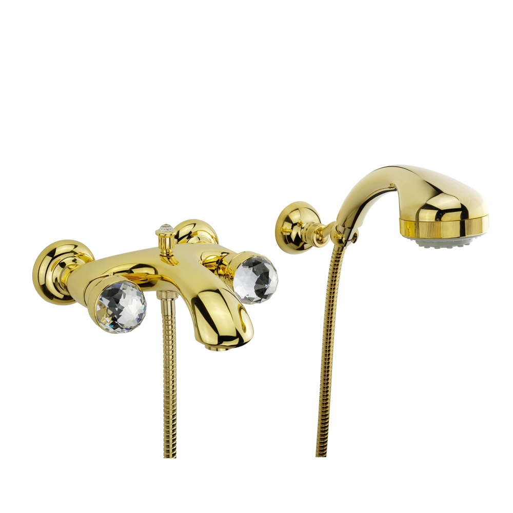 Смесители Смеситель для ванны с душем, золото 