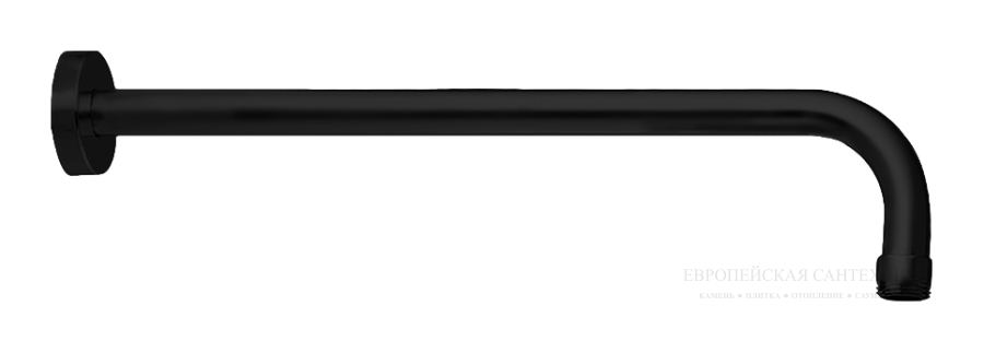 Держатель для верхнего душа Wellness 450мм - 1/2”, цвет чёрный матовый