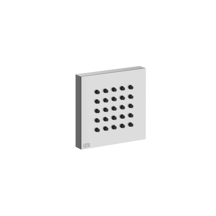 Душевая программа Боковая форсунка квадратная, цвет хром 