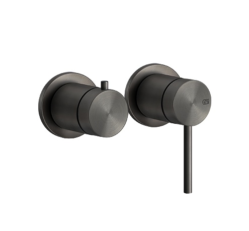 Смесители Смеситель для ванны внешняя часть чёрный шлифованный 