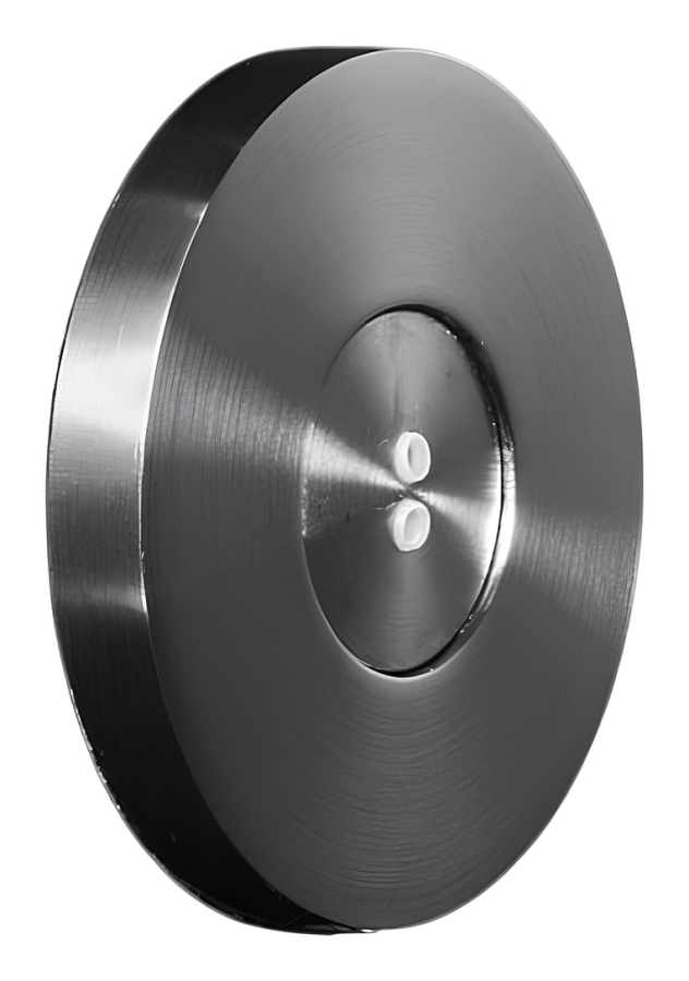 Душевая форсунка Free Ideas, настенная, с гидромассажем, Ø88х10 мм, внешняя часть, сталь, цвет сатинированная сталь