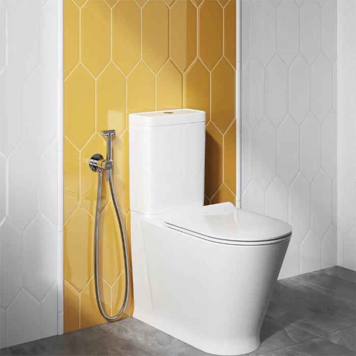 Унитазы Унитаз напольный безободковый, белый глянцевый 