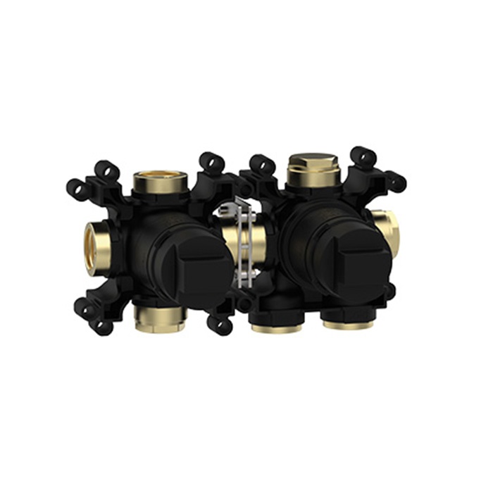 Смесители Встраиваемая часть термостатического смесителя с переключением на два положения 