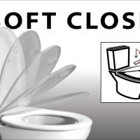 Сиденья для унитазов Сиденье с крышкой для унитаза, Soft-Close (чёрный матовый) 