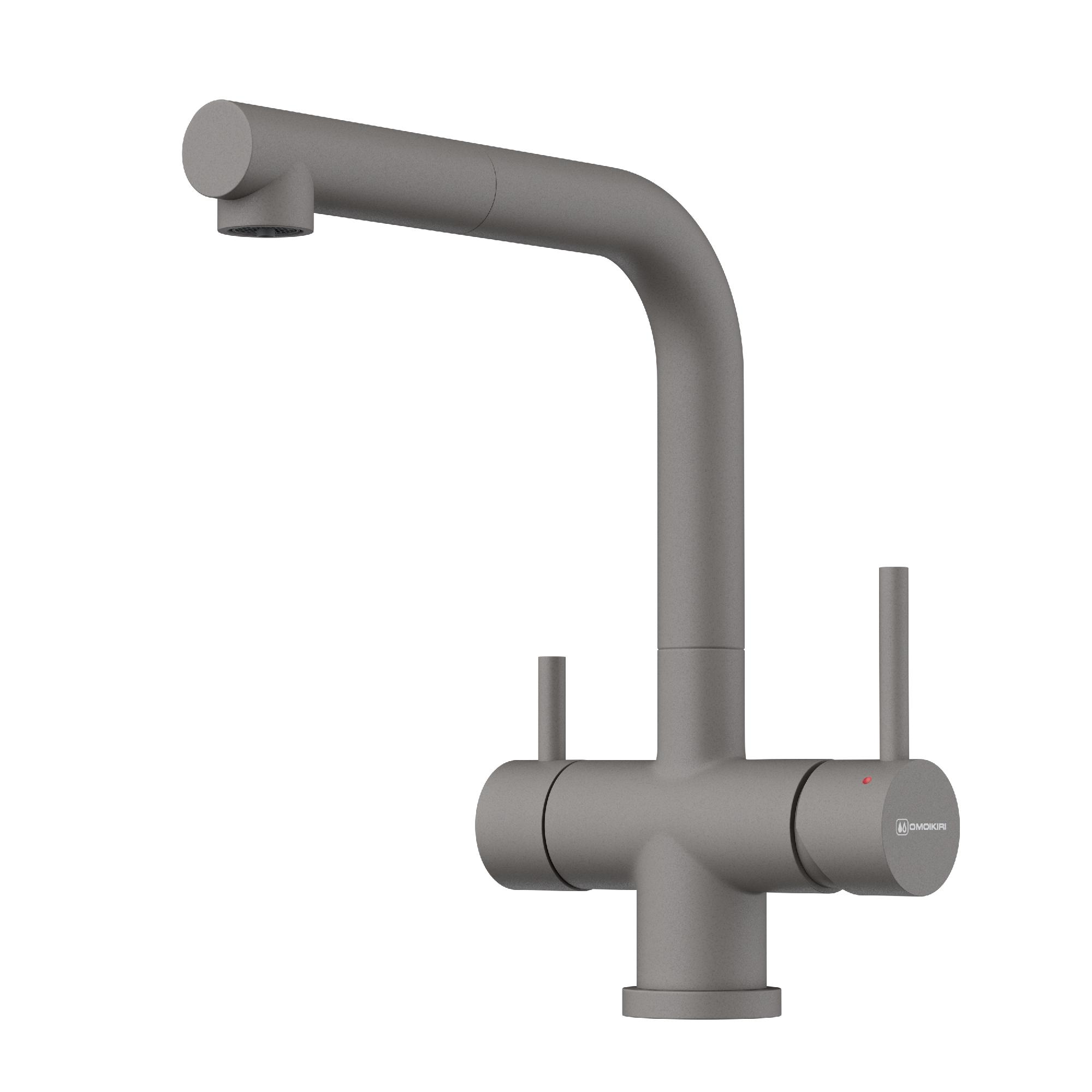 Смесители для кухни Смеситель для кухни Takamatsu-S-GR латунь/leningrad grey 