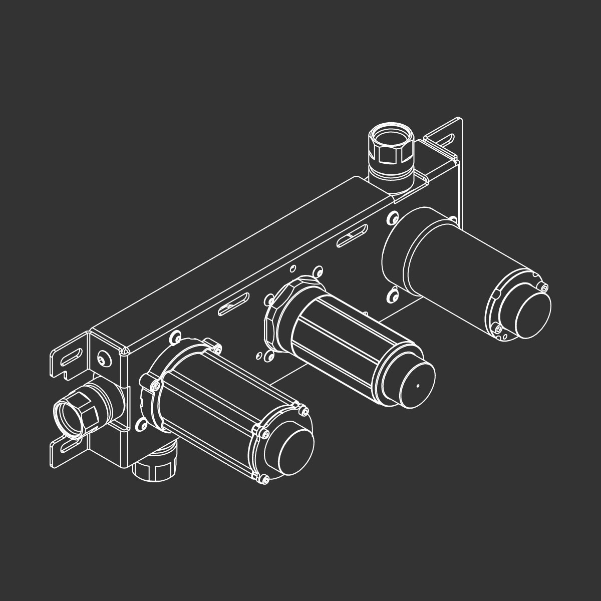 Смесители скрытая часть для встраиваемого смесителя 