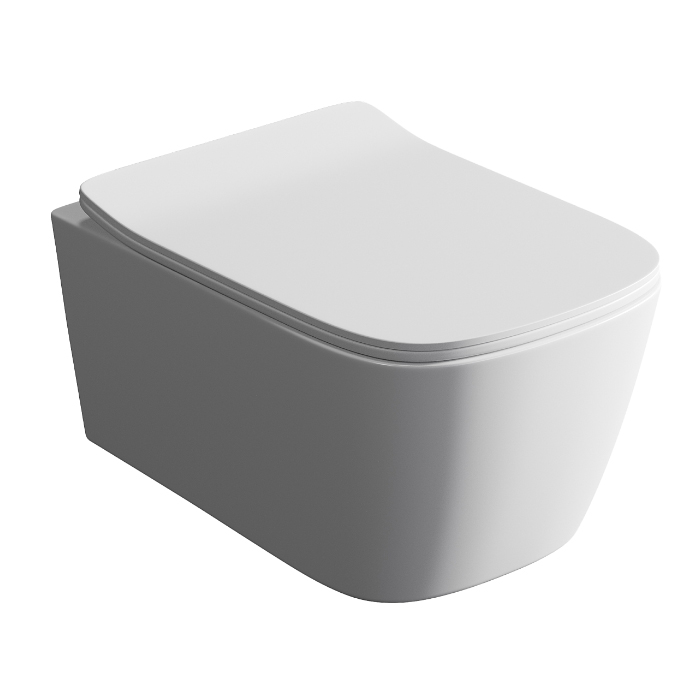 Унитазы Унитаз подвесной ТУРБО СМЫВ THE REEL, 36х52 см, с креплениями, цвет белый SANIGLAZE 