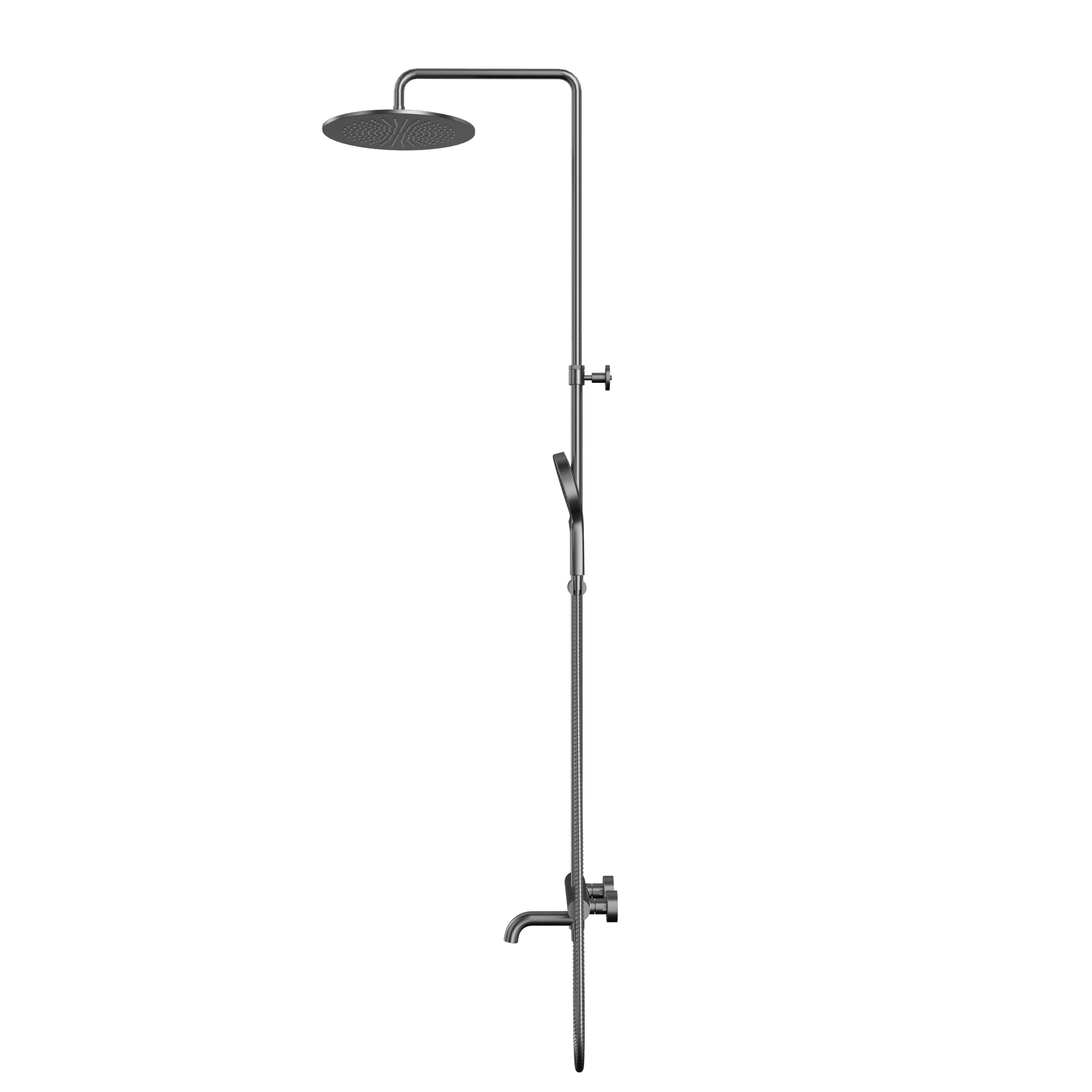 Душевая программа Термостатическая система для ванны наружного монтажа Y1234TOPGM (оружейная сталь) 